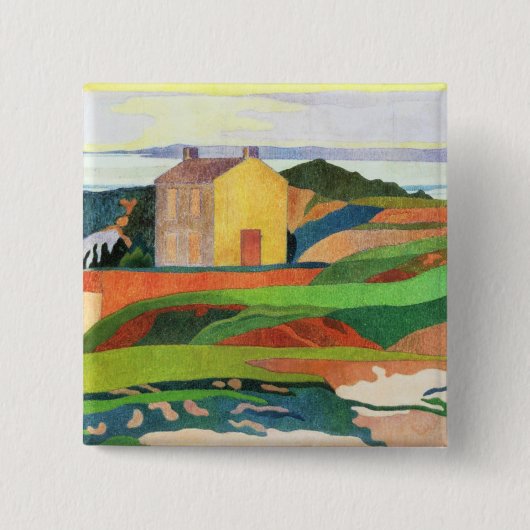 The Hangmans House, c.1891 Vierkante Button 5,1 Cm (Voorkant)