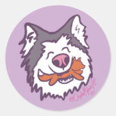 The happiest hoosker round sticker sheet (Voorkant)