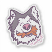 The happiest hoosker sticker  (Voorkant)