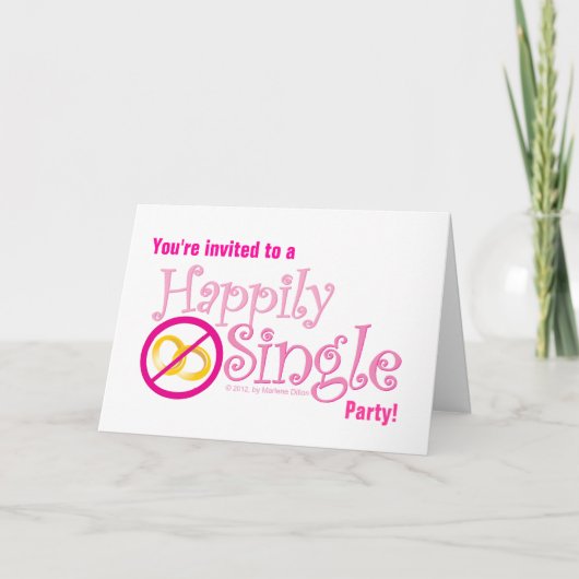 The Happily Single Collectie van MDillon Design (Voorkant)