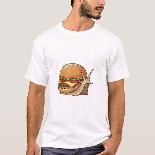 The Happy Burger-Snail T-shirt (Voorkant)
