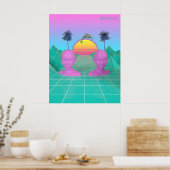 The Happy Dolphin Poster (Keuken)