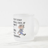 The Happy Drinker Matglas Koffiemok (Voorkant rechts)