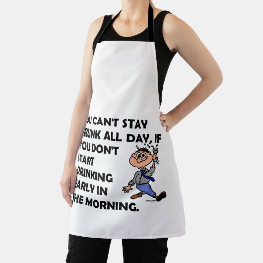 The Happy Drinker Schort (Insitu)