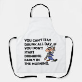 The Happy Drinker Schort (Voorkant)