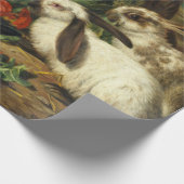 The Happy Family of Rabbit by Alfred Barber Cadeaupapier (Hoek)