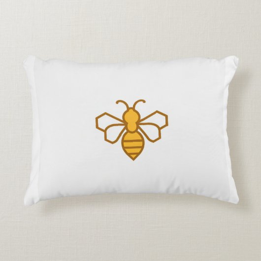 the happy hive accent kussen (Voorkant)
