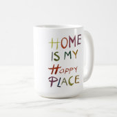 The Happy Introvert “Home Is My Happy Place” Koffiemok (Voorkant rechts)