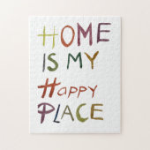 The Happy Introvert “Home Is My Happy Place” Legpuzzel (Verticaal)