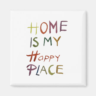 The Happy Introvert “Home Is My Happy Place” Magneet