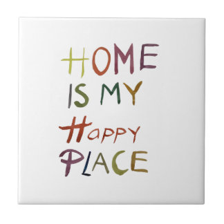 The Happy Introvert “Home Is My Happy Place” Tegeltje