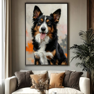 The Happy Soul of Your Dog Canvas Afdruk
