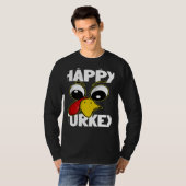 The Happy Turkey Family Group Matching Thanksgivin T-shirt (Voorkant volledig)