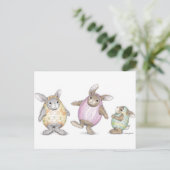 The HappyHoppers® Postcard Briefkaart (Staand voorkant)