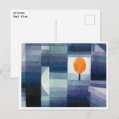 The Harbinger of Autumn (1922) van Paul Klee Briefkaart (Voorkant / Achterkant)