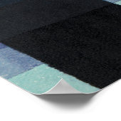 The Harbinger of Autumn ,Blue Famous Painting Poster (Hoek)