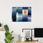 The Harbinger of Autumn ,Blue Famous Painting Poster (Thuiskantoor)