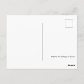 The Harbinger of Autumn ,Cubism Famous Painting Briefkaart (Achterkant)