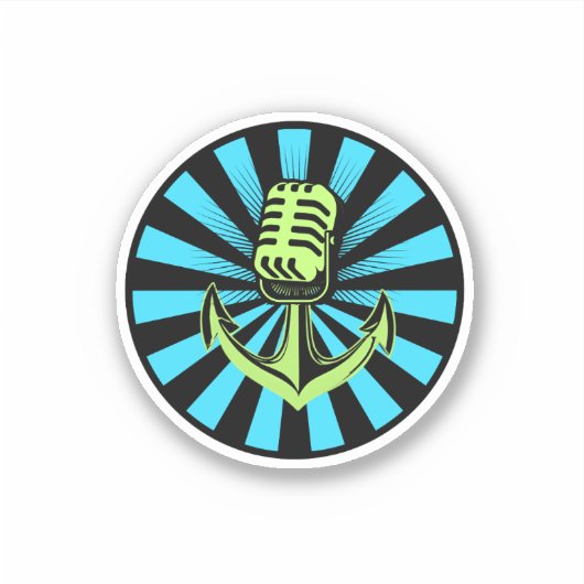 The Harbor Podcast Vinyl Sticker (Voorkant)