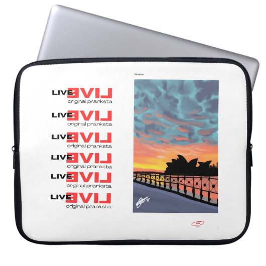 The Harbour - 15 inch laptop Hoesje Sleeve (Voorkant)