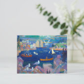 The Harbour at Herring Gut, 1925, door N.C. Wyeth Briefkaart (Staand voorkant)