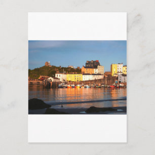 The Harbour at Tenby, South Wales Briefkaart