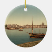 The Harbour, Bordeaux, Frankrijk Keramisch Ornament (Achterkant)