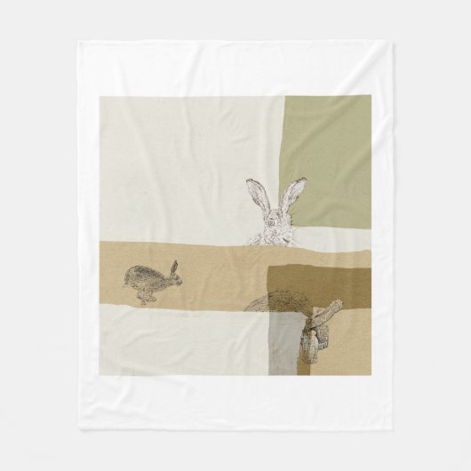 The Hare and the Tortoise An Aesop's Fable Fleece Deken (Voorkant)
