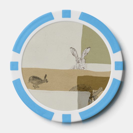 The Hare and the Tortoise An Aesop's Fable Pokerchips (Voorkant)