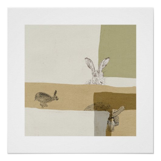 The Hare and the Tortoise An Aesop's Fable Poster (Voorkant)