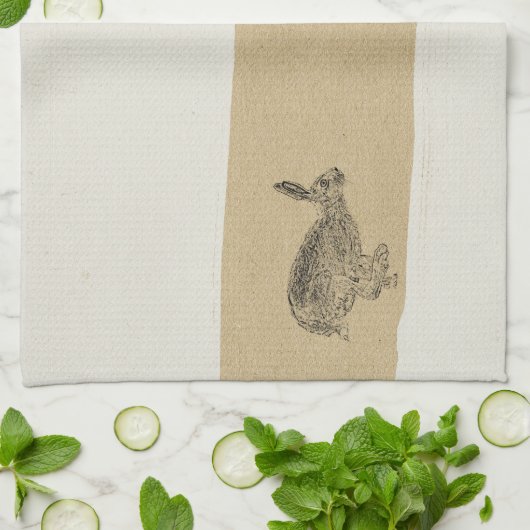 The Hare and the Tortoise An Aesop's Fable Theedoek (Gevouwen)