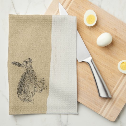 The Hare and the Tortoise An Aesop's Fable Theedoek (Quarter Fold)