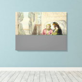 The Harem, bord 1 van 'Illustraties van constante Canvas Afdruk (Insitu (Houten vloer))