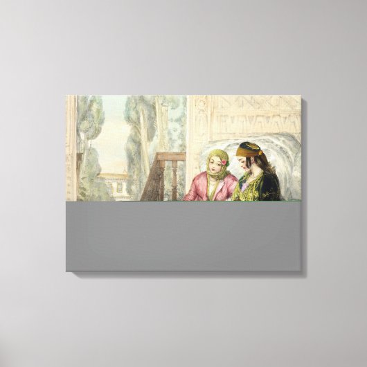 The Harem, bord 1 van 'Illustraties van constante Canvas Afdruk (Voorkant)