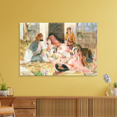 The Harem, c.1850 Canvas Afdruk (Insitu (Woonkamer))