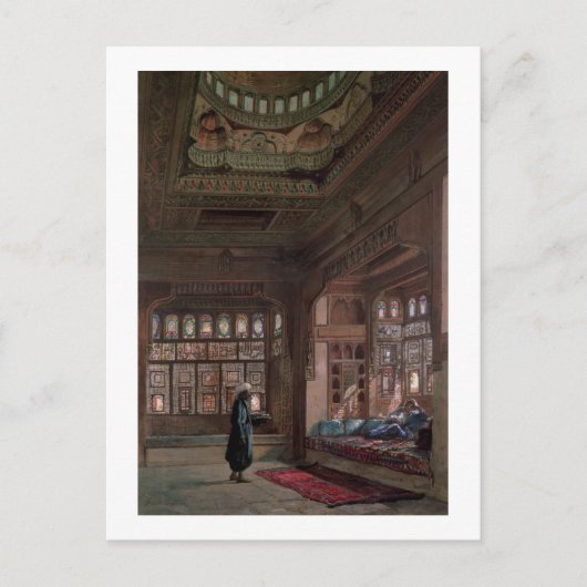 The Harem of Sheikh Sadat, Cairo, 1870 Briefkaart (Voorkant)