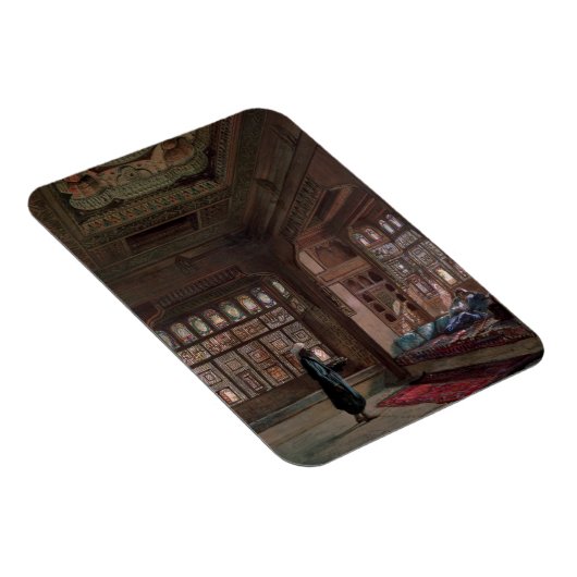 The Harem of Sheikh Sadat, Cairo, 1870 Magneet (Rechterzijde)