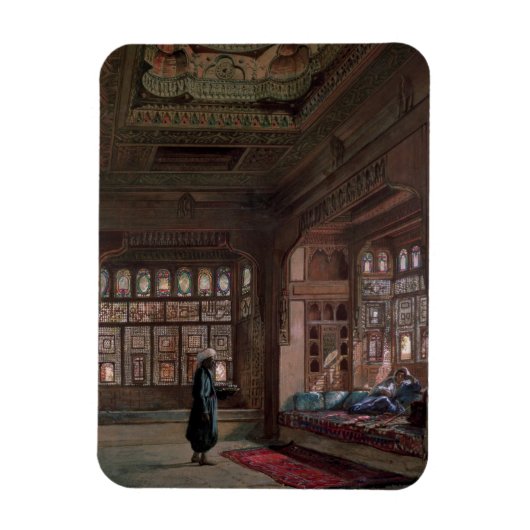 The Harem of Sheikh Sadat, Cairo, 1870 Magneet (Verticaal)