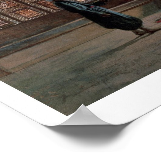 The Harem of Sheikh Sadat, Cairo, 1870 Poster (Hoek)