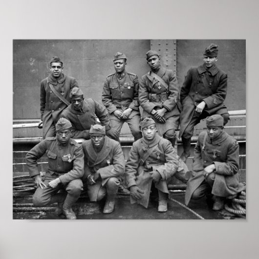 The Harlem Hellfighters - WW1 1919 Poster (Voorkant)