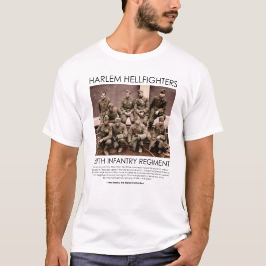 The Harlem Hellfighters - WW1 Infantry Regiment T-shirt (Voorkant)