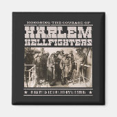 The Harlem Hellfighters - WW1 Tribute Magneet (Voorkant)