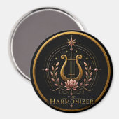 The Harmonizer Weegschaal Archetype Cirkelmagneet Magneet (Voorkant / Achterkant)