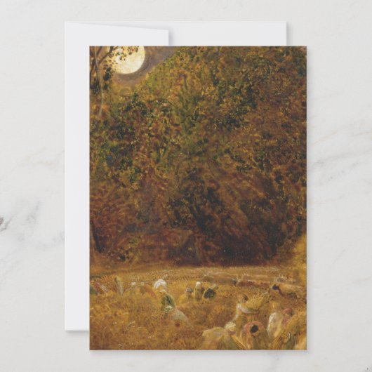 The Harvest Moon 1833 by Palmer Samuel Kaart (Voorkant)