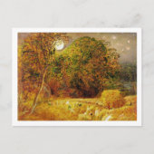 The Harvest Moon, 1833 (olie op papier op het pane Briefkaart (Voorkant)