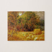 The Harvest Moon, 1833 (olie op papier op het pane Legpuzzel (Horizontaal)