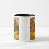 The Harvest Moon, 1833 (olie op papier op het pane Mok (Midden)