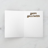 The Harvest Moon Scarecrow Dance On Halloween Kaart (Binnen)