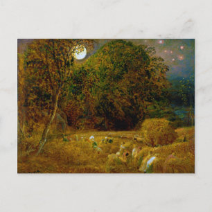 The Harvest Moon van Samuel Palmer (1833) Briefkaart