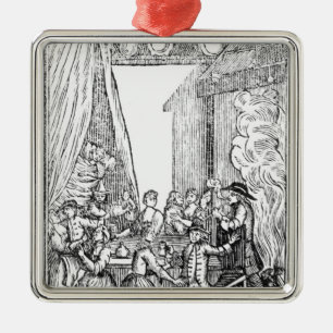 The Harvest Supper, van de Roxburghe Ballads Metalen Ornament